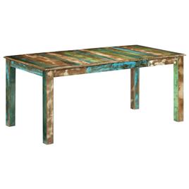 vidaXL Mesa de jantar 180x90x76 cm madeira recuperada maciça