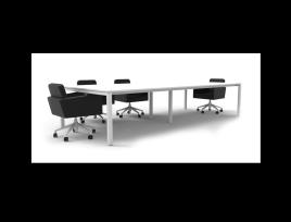 Mesa de Reunião 3200x1200x750mm JEPA40 Pé Aberto