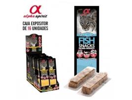 ALPHA SPIRIT Snack Tacos de Pescado para Gato 16 Bolsas X 35 Gr
