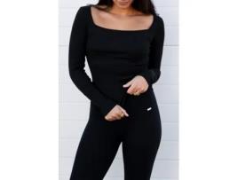 T-shirt De Mulher Believe Athletics Square Preto (s)