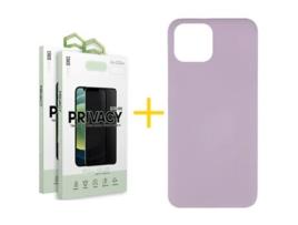 Conjunto De Películas De Ecrã Para Iphone 16 Pro Max Gandy Roxo (2un)
