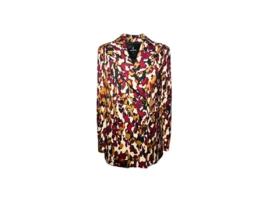 Blazer Fantasia De Mulher Cristina Effe Giacca Doppio Petto Camouflage Poliéster Multicor (44)