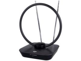 Antena de Tv Interna CGV An Loop Hd-Uhd Filtro 4G/5G Dab
