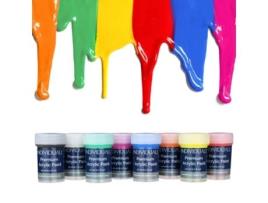 Conjunto De Tintas Acrílicas Individuall 8 Cores, Para Pintura Em Lona Ideal Para Presentes E Projetos Diy Para Jovens Artistas