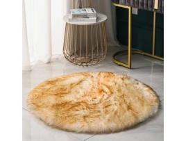 Tapete LUUCOZK Carpetes Quarto Ponta Dourado (300 cm)