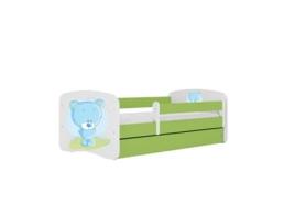 Cama 180 X 80 Cm Kocot Kids Com Gaveta E Colchão Babydreams Blue Teddybear Green