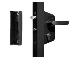 Locinox Noir Lakz P1 Fechadura Econômica Para Portão De Jardim Com Caixa Em Poliamida E Mecanismo Em Aço Inoxidável Generic