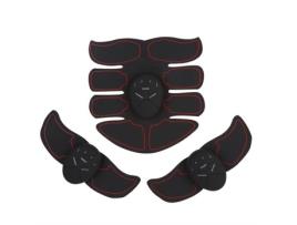 Ems Abdomen Device Intelligent Abdomen Patch (Preto Vermelho) Zjchao (1 Abdômen 2 Braços 3 Cabeças)