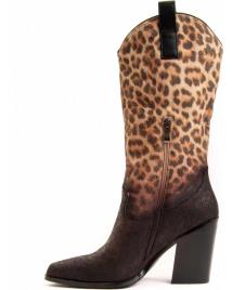 Botas de Mulher MONTEVITA LEPARD BLACK