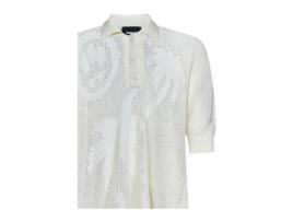Polo De Homem Barrow Effetto Vissuto Algodão Branco (m)