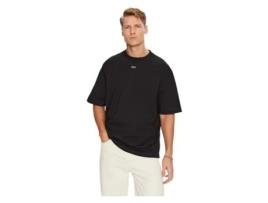 T-shirt Unissexo Off-white Oversize Algodão Preto (s)