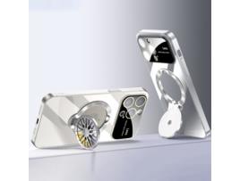 Suporte Casa Galvanizado Para Iphone 12 Pro Max Voero Pele Sintética Transparente