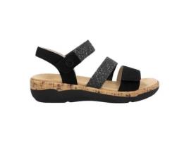 Sandálias De Mulher Remonte Preto (38)