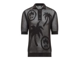 Polo De Homem Barrow Effetto Vissuto Algodão Preto (m)
