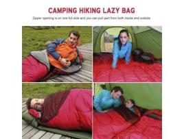 Saco De Dormir Outad Vermelho Impermeável 180cm X 75cm Confortável Para Adultos