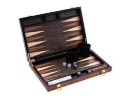 ENGELHART- 250540 Gamão Luxo 15 Polegadas Folheado a Jacarandá e Verniz