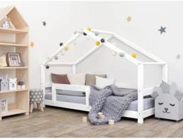 Cabine de Criança Lucky Madeira Maciça Branco 90 X 200 Cm BENLEMI