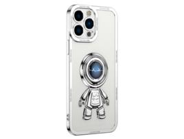 Suporte Casa Inch Relâmpago Para Iphone 13 Pro Yoobao Pele Sintética Branco