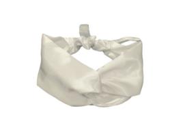 Turbante De Satén Blanco Soulta