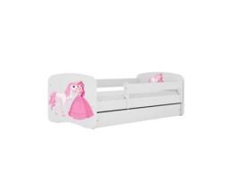 Cama 140 X 70 Cm Kocot Kids Com Gaveta E Colchão Babydreams Princess And Horse White