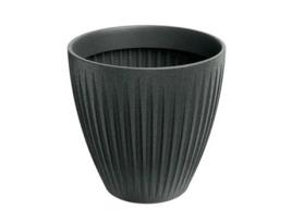 Latia Vaso Redondo Midl Ø48x48 Granito Grafite Prosperplast