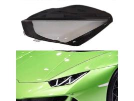 Lâmpada de capô automática requintada para Lamborghini Huracan 2014-2020, capa de farol, vidro de lente. Sygo