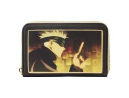 Carteira Fólio de Mulher JUJUTSU KAISEN Loungefly Satoru Gojo Zip Multicor