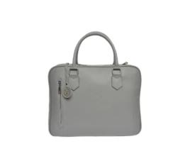 Mala Computador De Mulher Luisa Vannini Lv Grigio Pele Cinzento