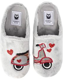 Pantufas de Mulher MARPEN ZAPATILLAS DE CASA MOTO SCOOTER 424IV23 SLIPPERS MUJER GRIS