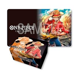 One Piece Tcg Tapete E Caixa De Baralho Monkey.d.luffy