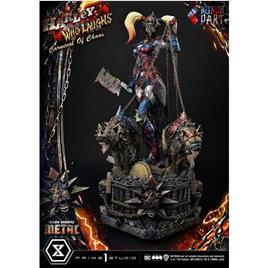 Prime 1 Studio Dark Nights: Metal Museum Masterline Série 1/3 Aquele Que Ri Design Conceptual Por Caelos D`anda Versão Bónus Figura Harley Quinn Deluxe 78 Cm
