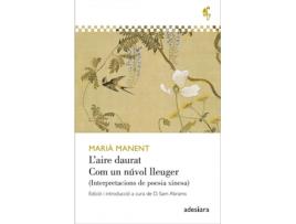 Livro L'Aire Daurat / Com Un Núvol Lleuger de Marià Manent I Cisa (Catalão)