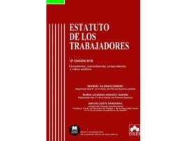 Livro Estatuto De Los Trabajadores 2018 de Manuel Iglesias Cabero (Espanhol)