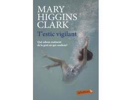 Livro T'Estic Vigilant de Mary Higgins Clark (Catalão) 