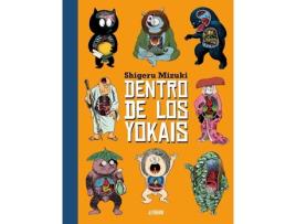 Livro Dentro De Los Yokais de Shigeru Mizuki (Espanhol)