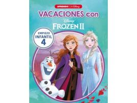 Livro Vacaciones Con Frozen Ii (Libro Educativo Disney Con Actividades) de Disney (Espanhol)