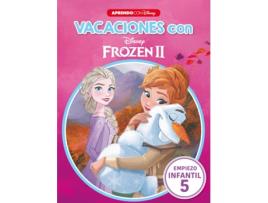 Livro Vacaciones Con Frozen Ii (Libro Educativo Disney Con Actividades) de Disney (Espanhol)