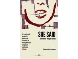 Livro She Said de Kantor Jodi (Espanhol)