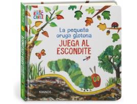 Livro La Pequeña Oruga Glotona Juega Al Escondite de Eric Carle (Espanhol)