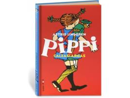 Livro Pippi Calzaslargas de Astrid Lindgren (Espanhol)