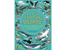 Livro Atlas De Aventuras Ocèanos de Emily Hawkins (Español)