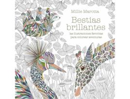 Livro Bestias Brillantes de Millie Marotta (Espanhol)