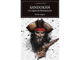 Livro Sandokán, Los Tigres De Mompracem de Emilio Salgari (Espanhol)