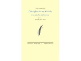 Livro Días Finales En Grecia de Gustavo Durán (Espanhol)