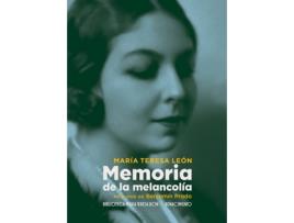 Livro Memoria De La Melancolía de María Teresa León (Espanhol)