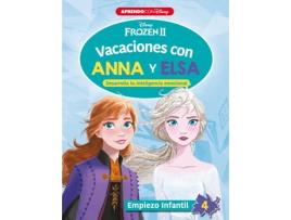 Livro Vacaciones Con Anna Y Elsa Empiezo Infantil 4 de Disney (Espanhol)