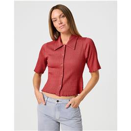 Wrangler Camisa De Manga Curta Smocked