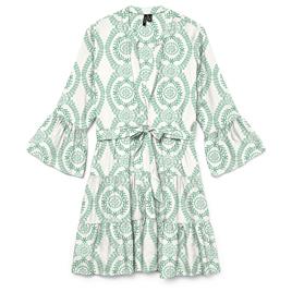 Vero Moda Vestido Curto De Manga 3/4 Melba