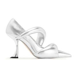 Jw Pei Sapatos De Salto Sara Metallic Pumps