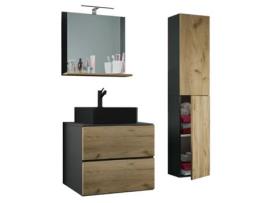 Lavatório De 4 Peças Móvel De Casa De Banho Lendas 60 Cm L Vcm